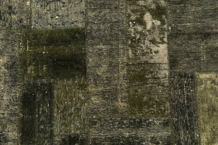 Detail image of 5' 5 x 7' 9 Hand Knotted Ultra Vintage Persian Wool Rug