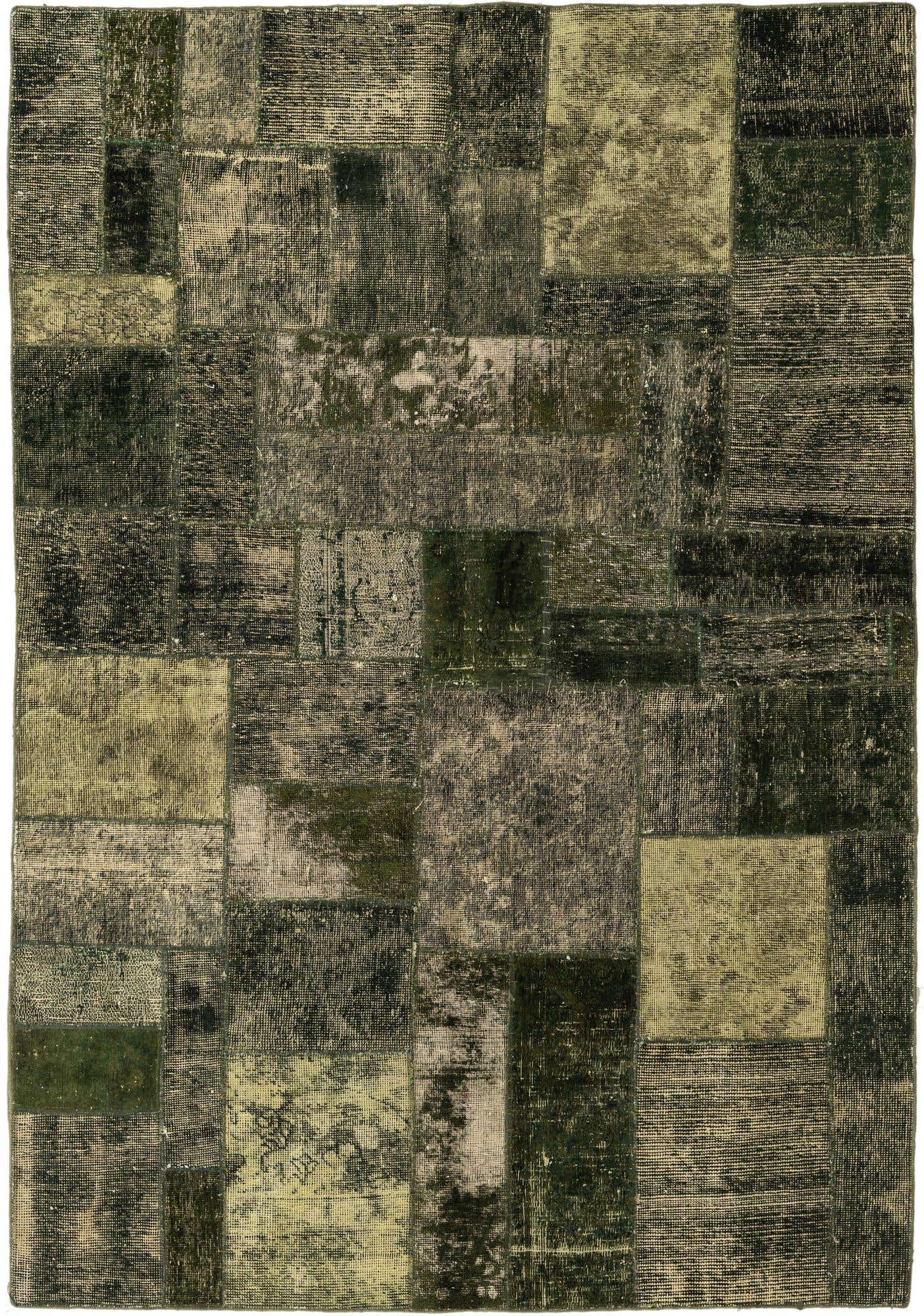 5' 5 x 7' 9 Hand Knotted Ultra Vintage Persian Wool Rug