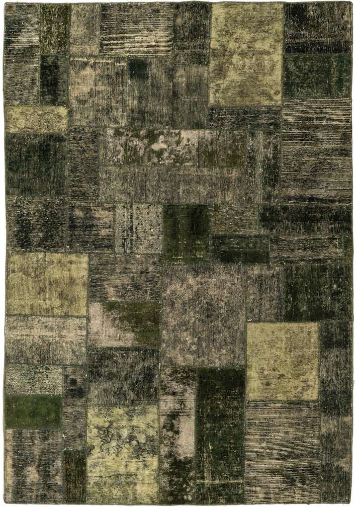 5' 5 x 7' 9 Hand Knotted Ultra Vintage Persian Wool Rug