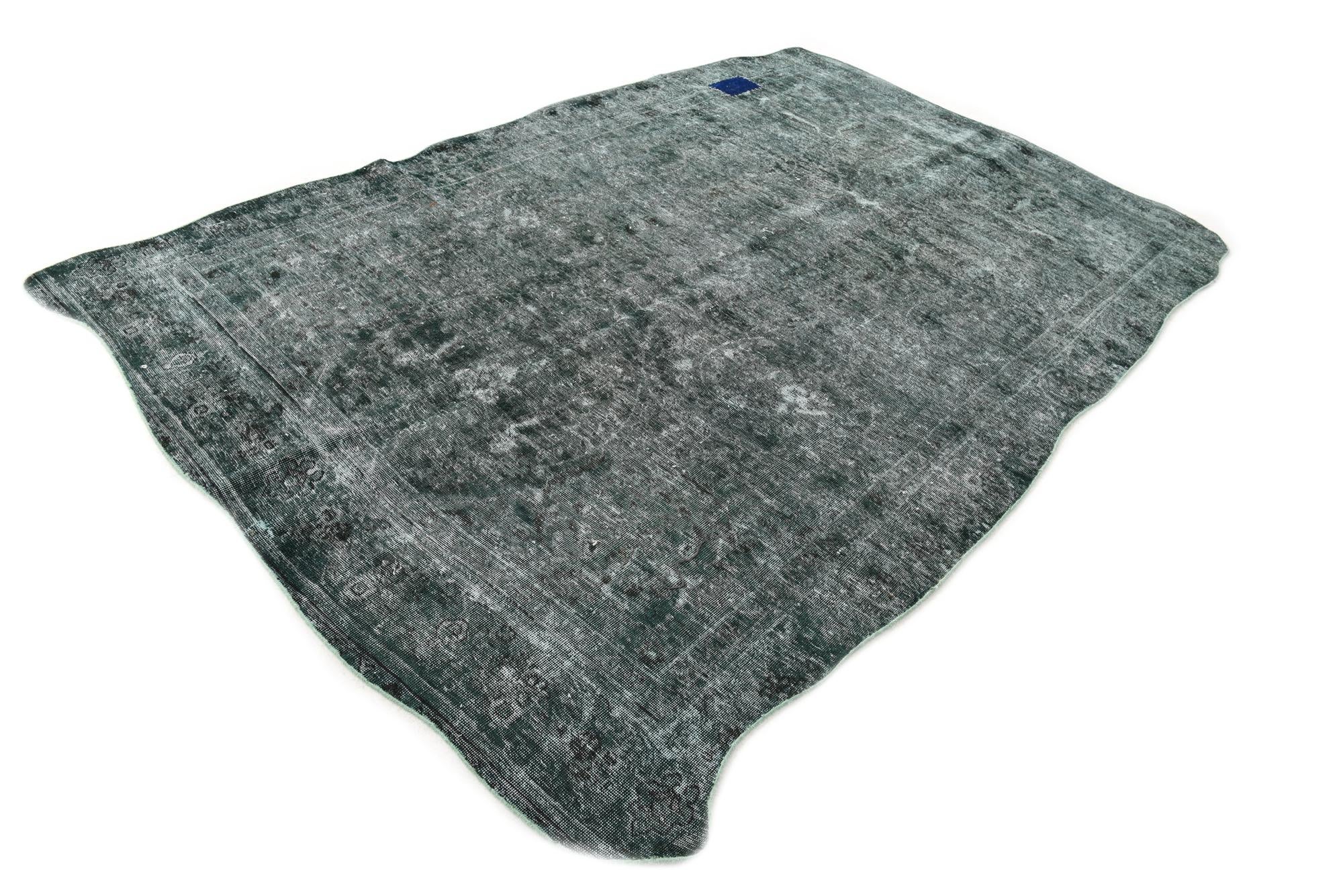 6' 1 x 9' 2 Hand Knotted Ultra Vintage Persian Wool Rug