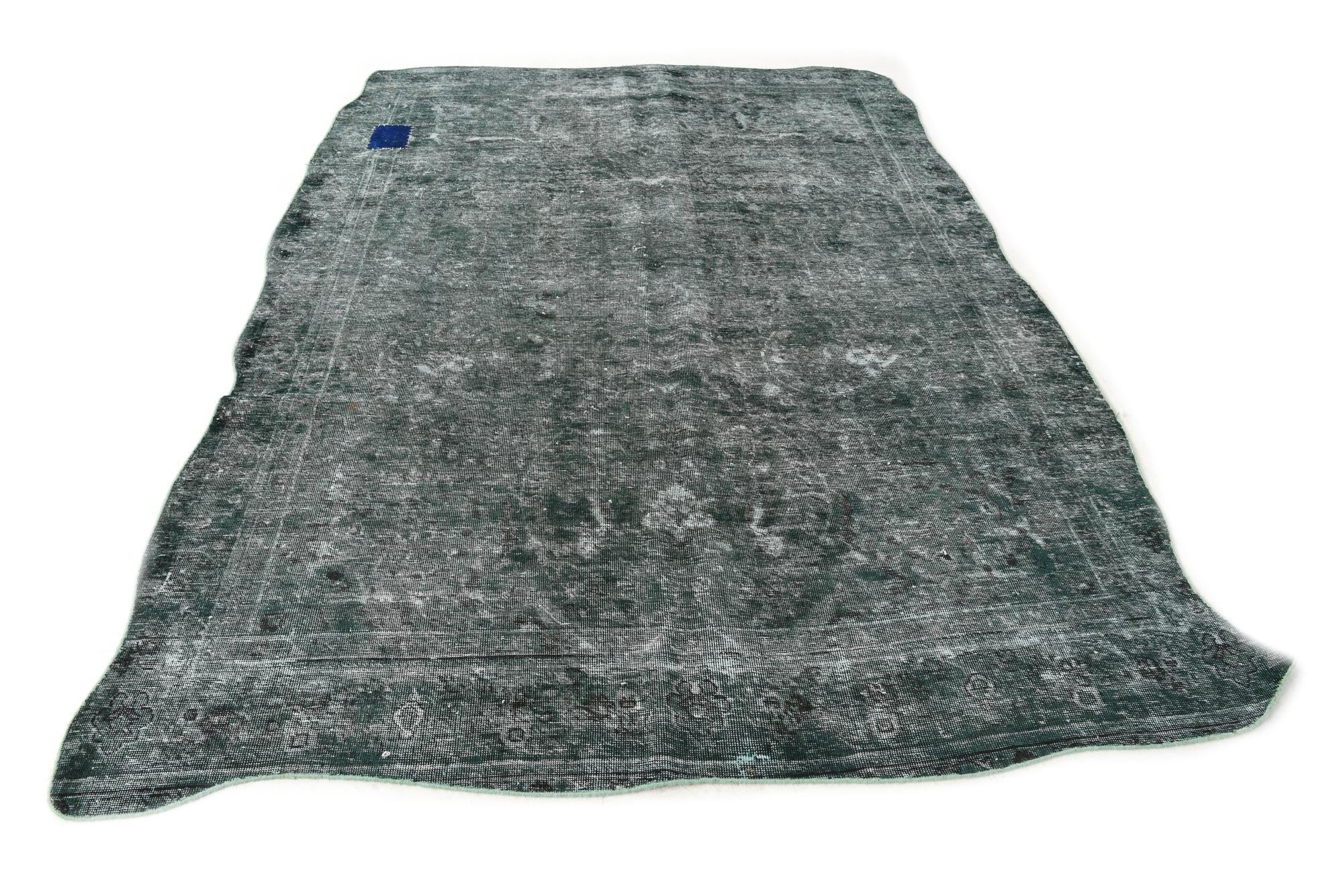 6' 1 x 9' 2 Hand Knotted Ultra Vintage Persian Wool Rug