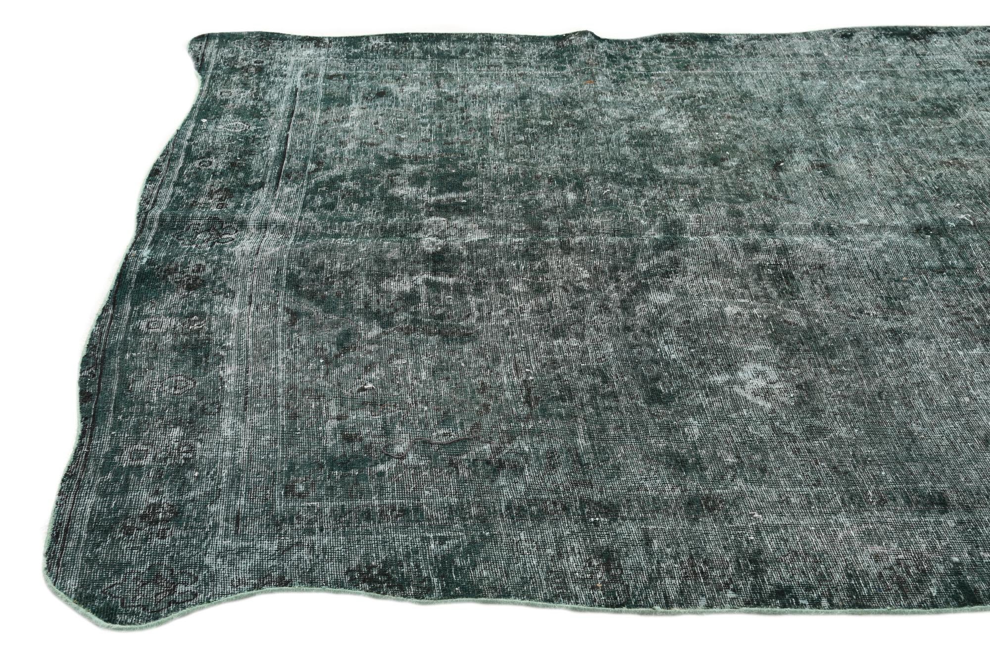 6' 1 x 9' 2 Hand Knotted Ultra Vintage Persian Wool Rug