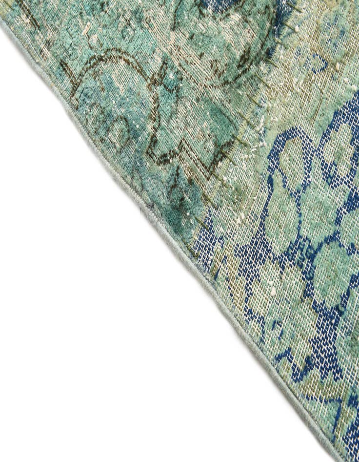 Detail image of 5' 6 x 8'  Hand Knotted Ultra Vintage Persian Wool Rug