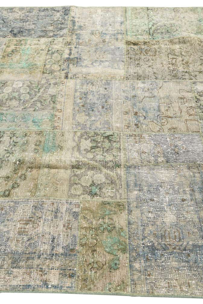 5' 8 x 7' 11 Hand Knotted Ultra Vintage Persian Wool Rug