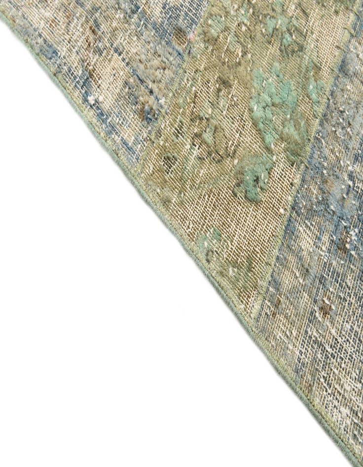 Detail image of 5' 8 x 7' 11  Hand Knotted Ultra Vintage Persian Wool Rug