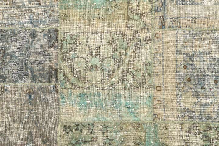 5' 8 x 7' 11 Hand Knotted Ultra Vintage Persian Wool Rug