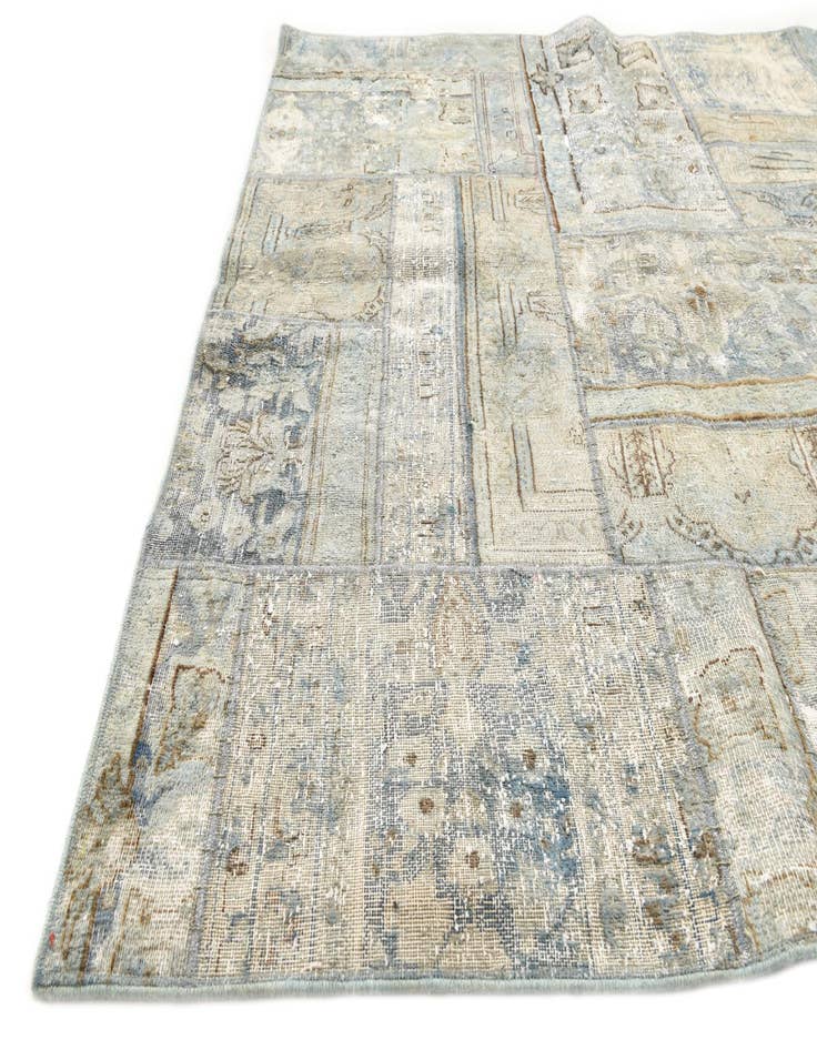 Detail image of 5' x 6' 6 Hand Knotted Ultra Vintage Persian Wool Rug