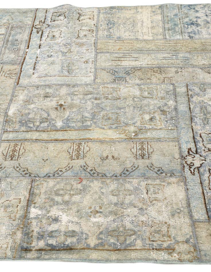 Detail image of 5' x 6' 6 Hand Knotted Ultra Vintage Persian Wool Rug