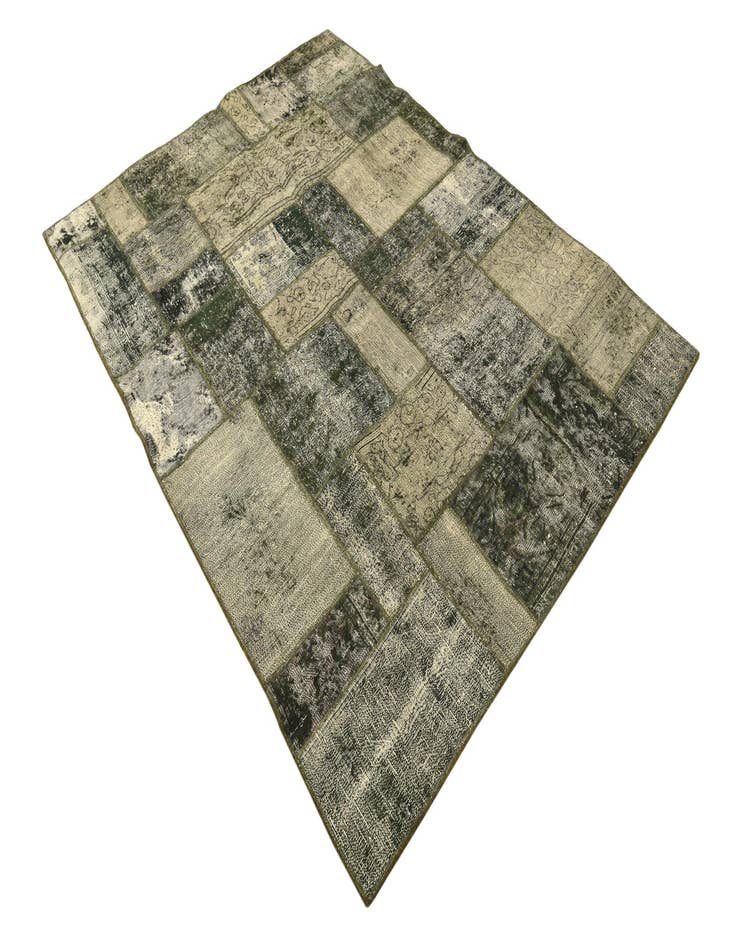 Detail image of 5' x 6' 9  Hand Knotted Ultra Vintage Persian Wool Rug