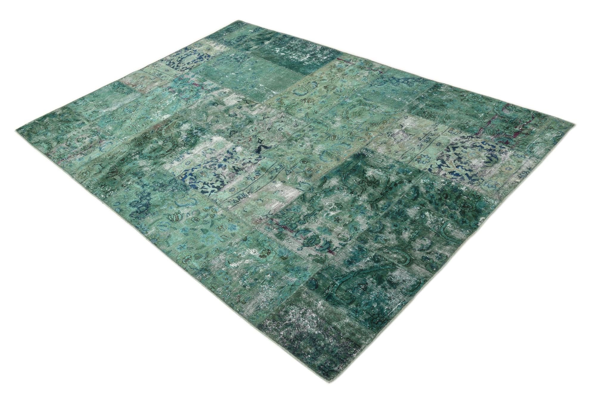 5' 8 x 7' 10 Hand Knotted Ultra Vintage Persian Wool Rug