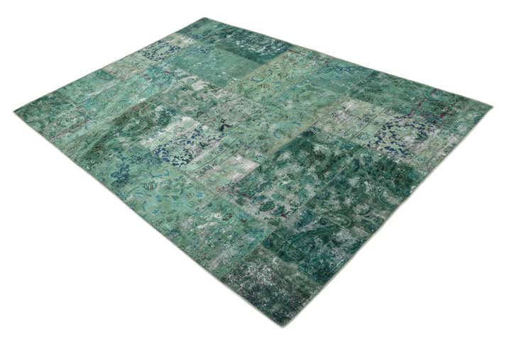 5' 8 x 7' 10 Hand Knotted Ultra Vintage Persian Wool Rug