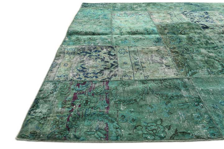5' 8 x 7' 10 Hand Knotted Ultra Vintage Persian Wool Rug