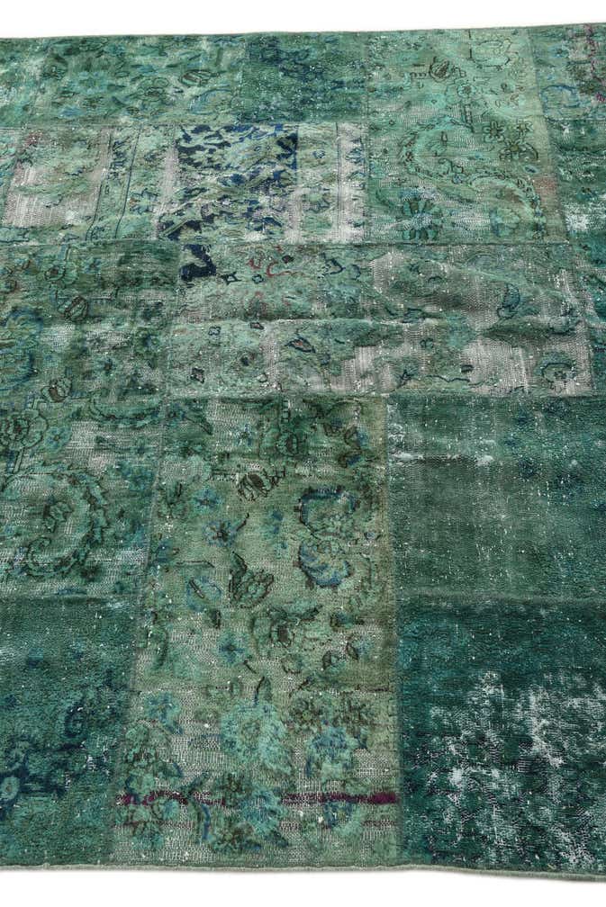 5' 8 x 7' 10 Hand Knotted Ultra Vintage Persian Wool Rug