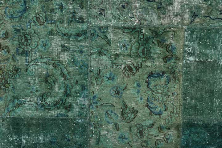 5' 8 x 7' 10 Hand Knotted Ultra Vintage Persian Wool Rug
