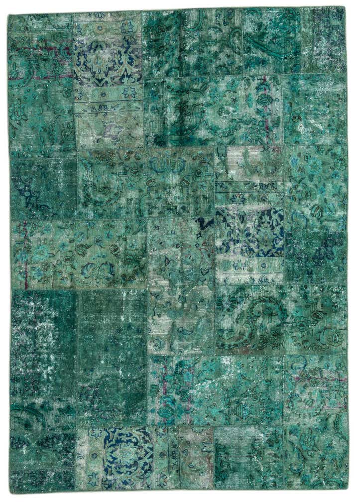 5' 8 x 7' 10 Hand Knotted Ultra Vintage Persian Wool Rug