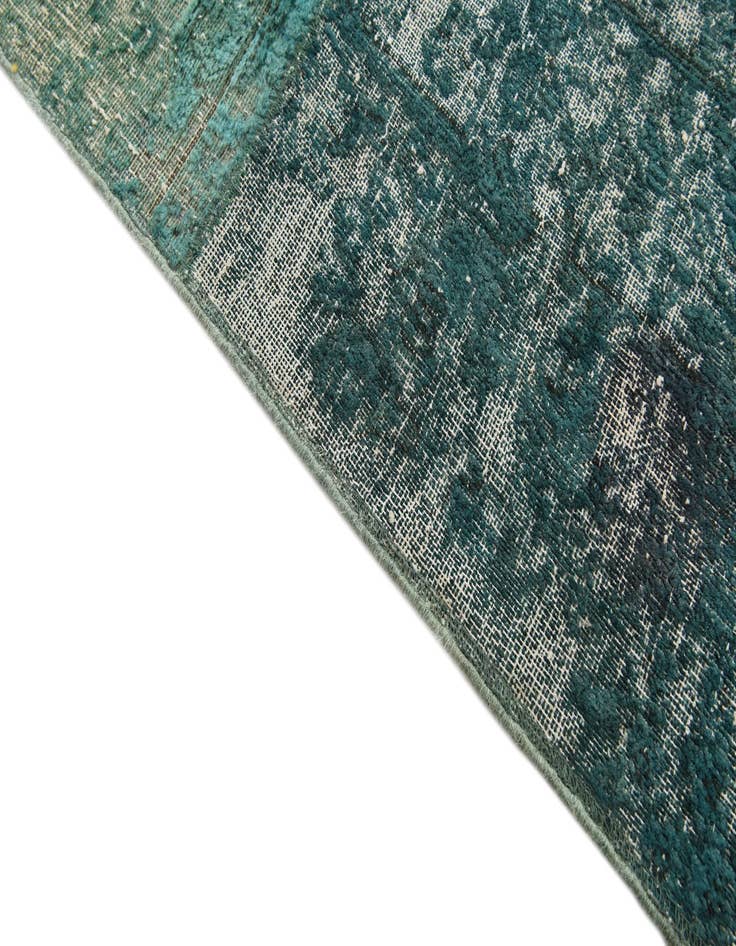 Detail image of 6' 8 x 9' 11  Hand Knotted Ultra Vintage Persian Wool Rug
