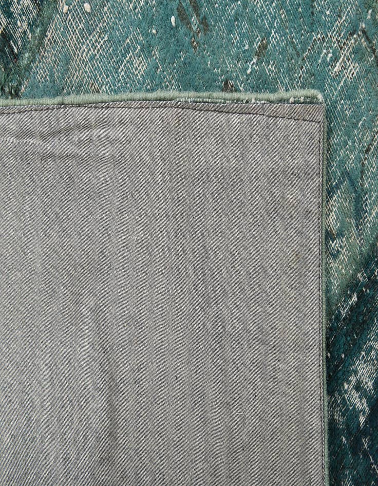 Detail image of 6' 8 x 9' 11  Hand Knotted Ultra Vintage Persian Wool Rug