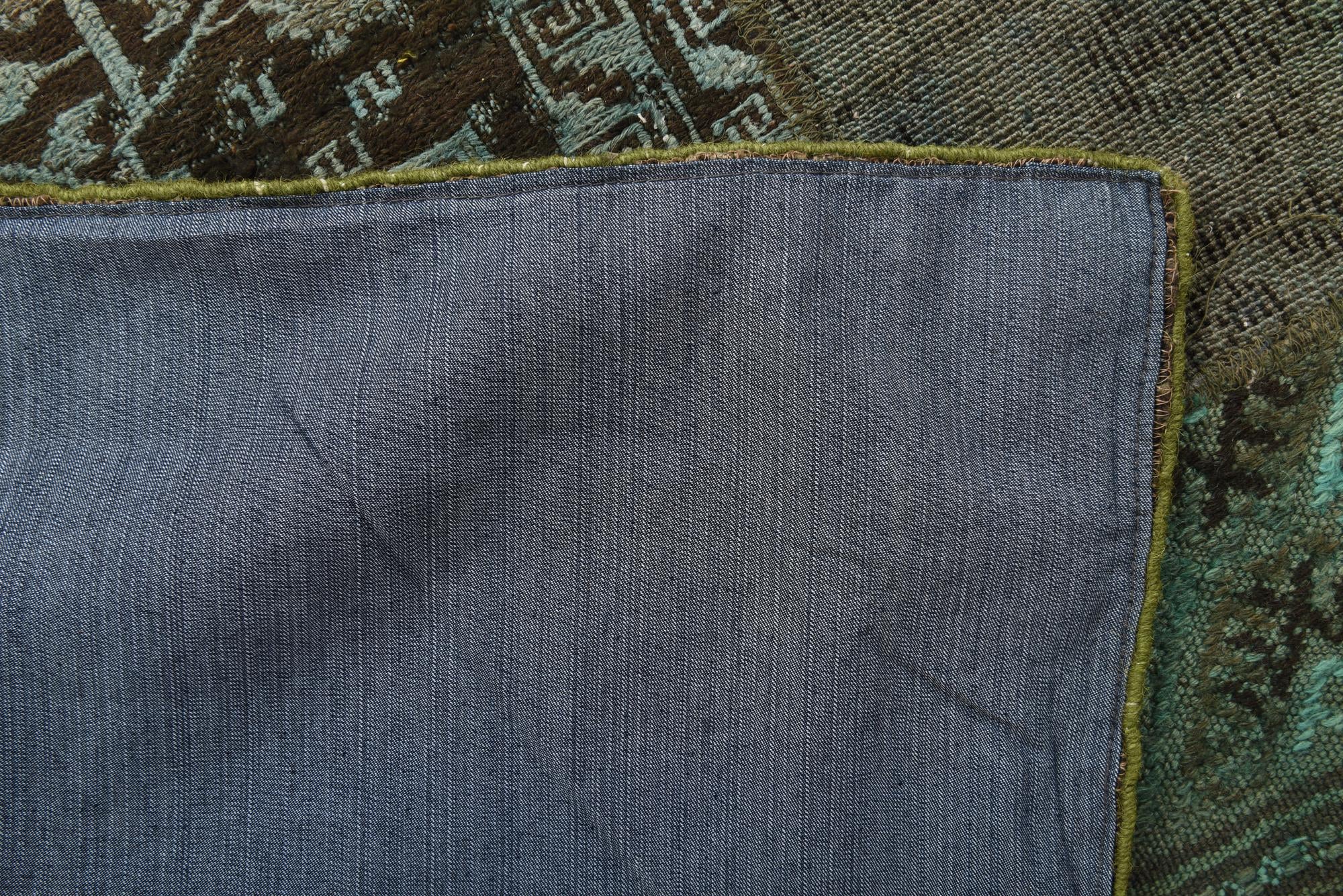 6' 6 x 10' 1 Hand Knotted Ultra Vintage Persian Wool Rug