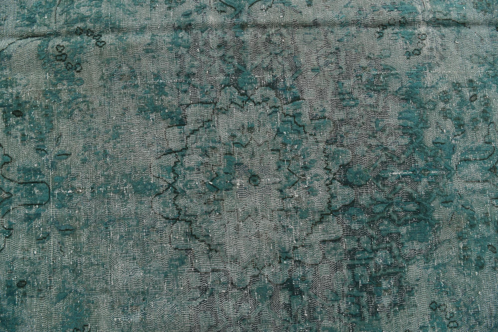 9' x 12' 5 Hand Knotted Ultra Vintage Persian Wool Rug