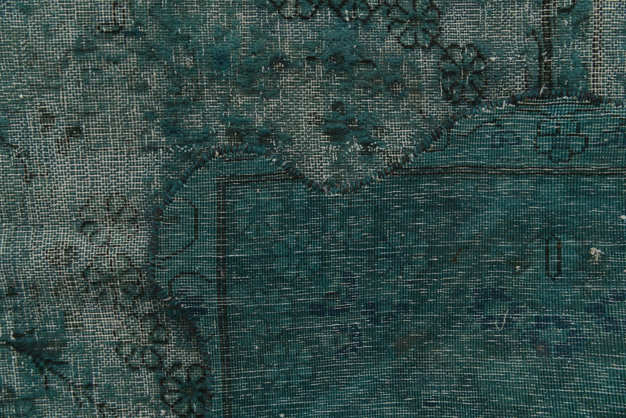 9' x 12' 5 Hand Knotted Ultra Vintage Persian Wool Rug