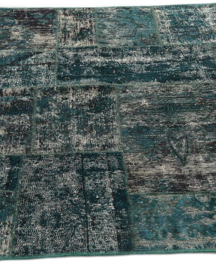 Detail image of 4' 5 x 7' 2  Hand Knotted Ultra Vintage Persian Wool Rug