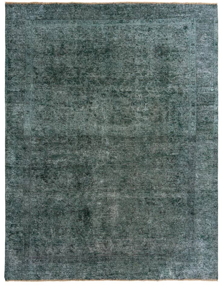 Detail image of 9' 8 x 11' 9 Hand Knotted Ultra Vintage Persian Wool Rug