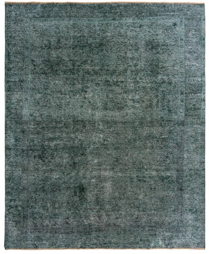 Detail image of 9' 8 x 11' 9 Hand Knotted Ultra Vintage Persian Wool Rug