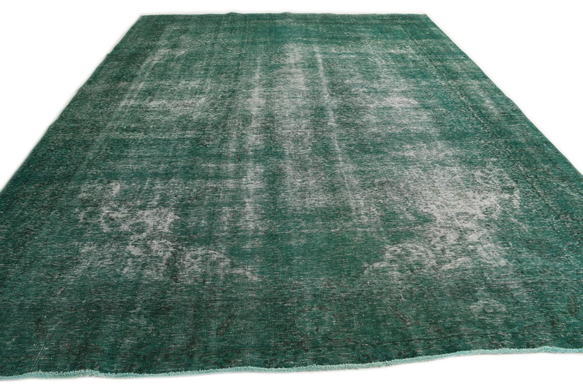 9' 5 x 12' 6 Hand Knotted Ultra Vintage Persian Wool Rug