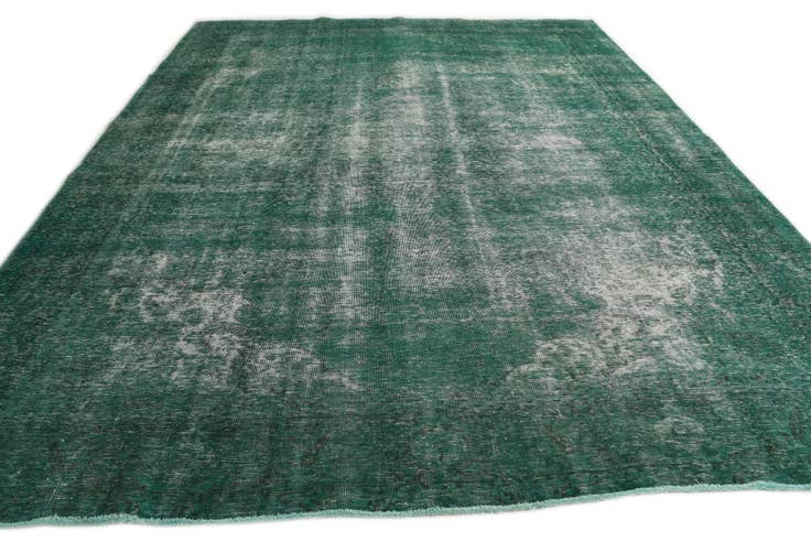 Detail image of 9' 5 x 12' 6 Hand Knotted Ultra Vintage Persian Wool Rug