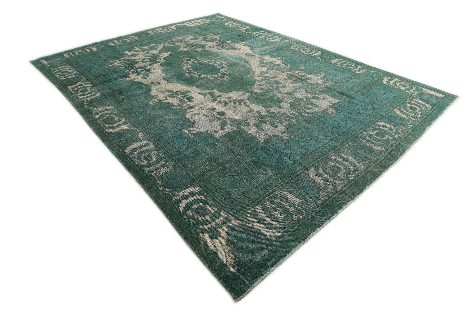 9' 6 x 12' 2 Hand Knotted Ultra Vintage Persian Wool Rug