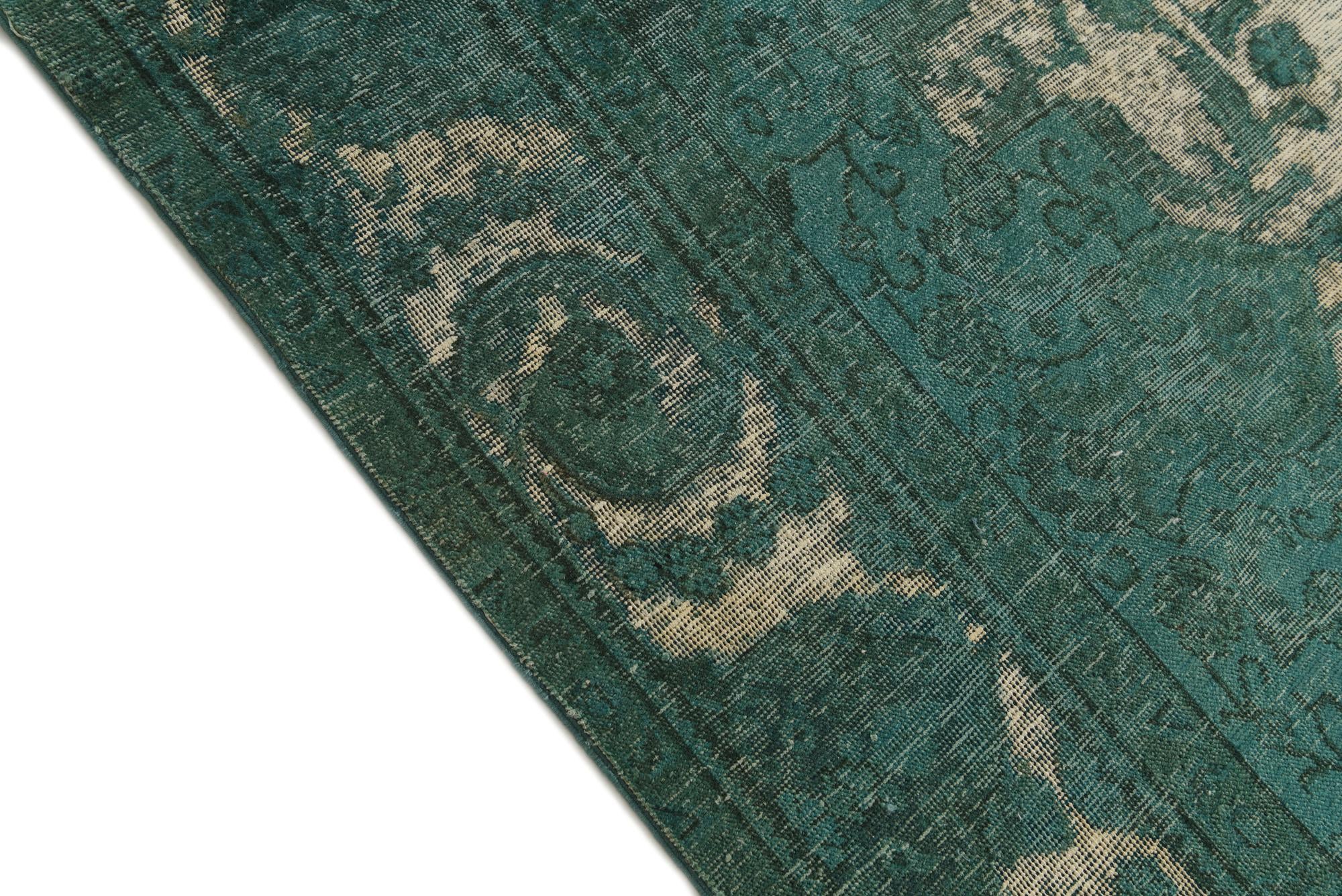 9' 6 x 12' 2 Hand Knotted Ultra Vintage Persian Wool Rug