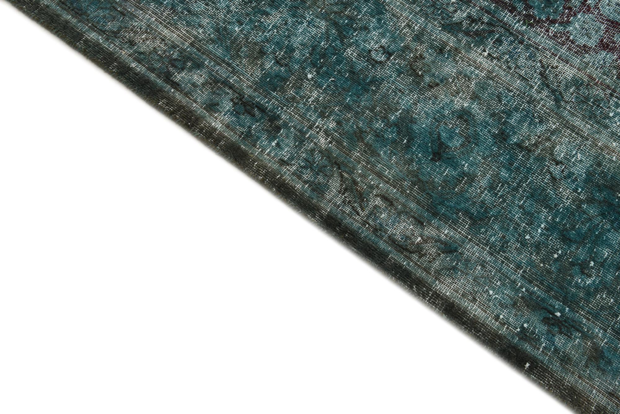 9' 7 x 12' 10 Hand Knotted Ultra Vintage Persian Wool Rug