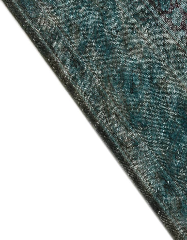 Detail image of 9' 7 x 12' 10  Hand Knotted Ultra Vintage Persian Wool Rug