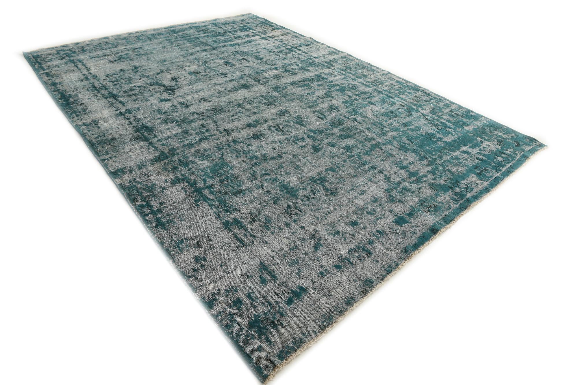 9' 5 x 13' 5 Hand Knotted Ultra Vintage Persian Wool Rug