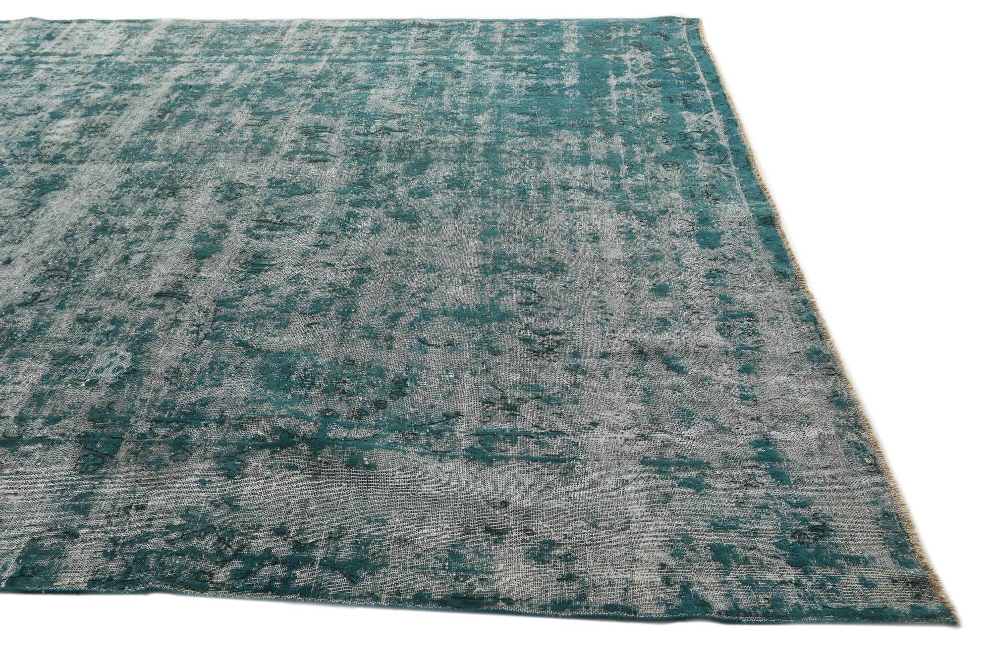 9' 5 x 13' 5 Hand Knotted Ultra Vintage Persian Wool Rug