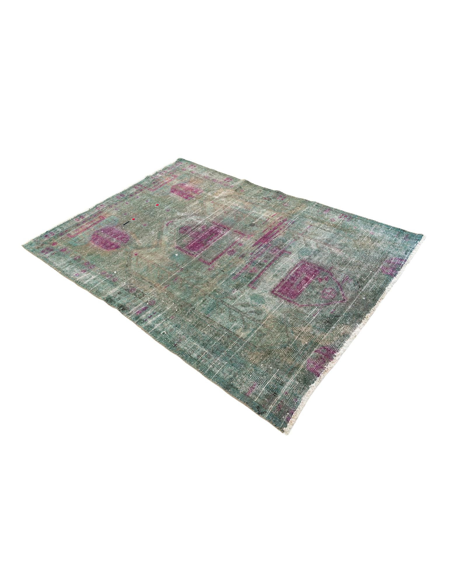 130cm x 185cm anudado a mano Ultra Vintage Alfombra Persa Lana