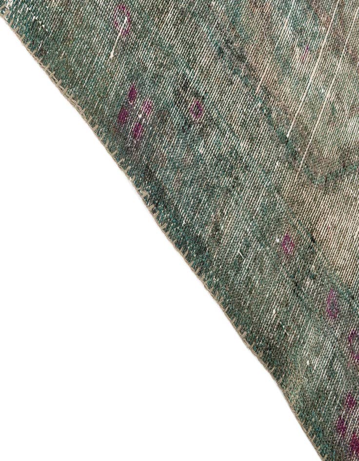 Detail image of 4' 3 x 6'  Hand Knotted Ultra Vintage Persian Wool Rug