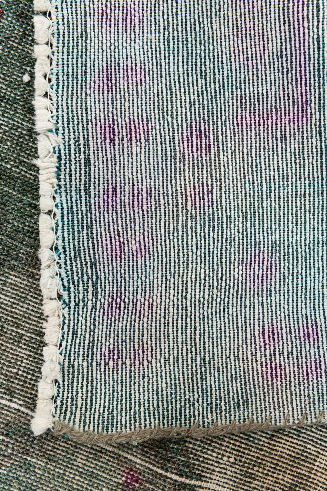 130cm x 185cm anudado a mano Ultra Vintage Alfombra Persa Lana