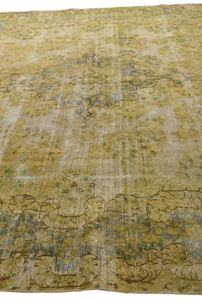 9' 6 x 13' 3 Hand Knotted Ultra Vintage Persian Wool Rug