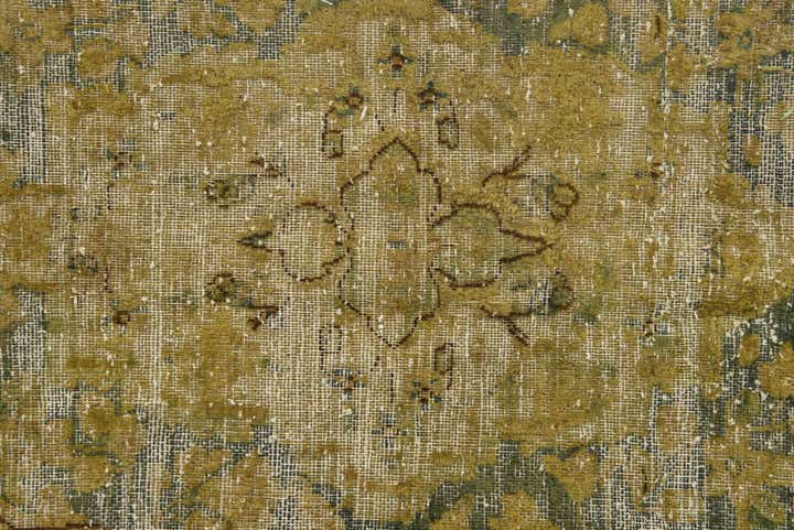 9' 6 x 13' 3 Hand Knotted Ultra Vintage Persian Wool Rug