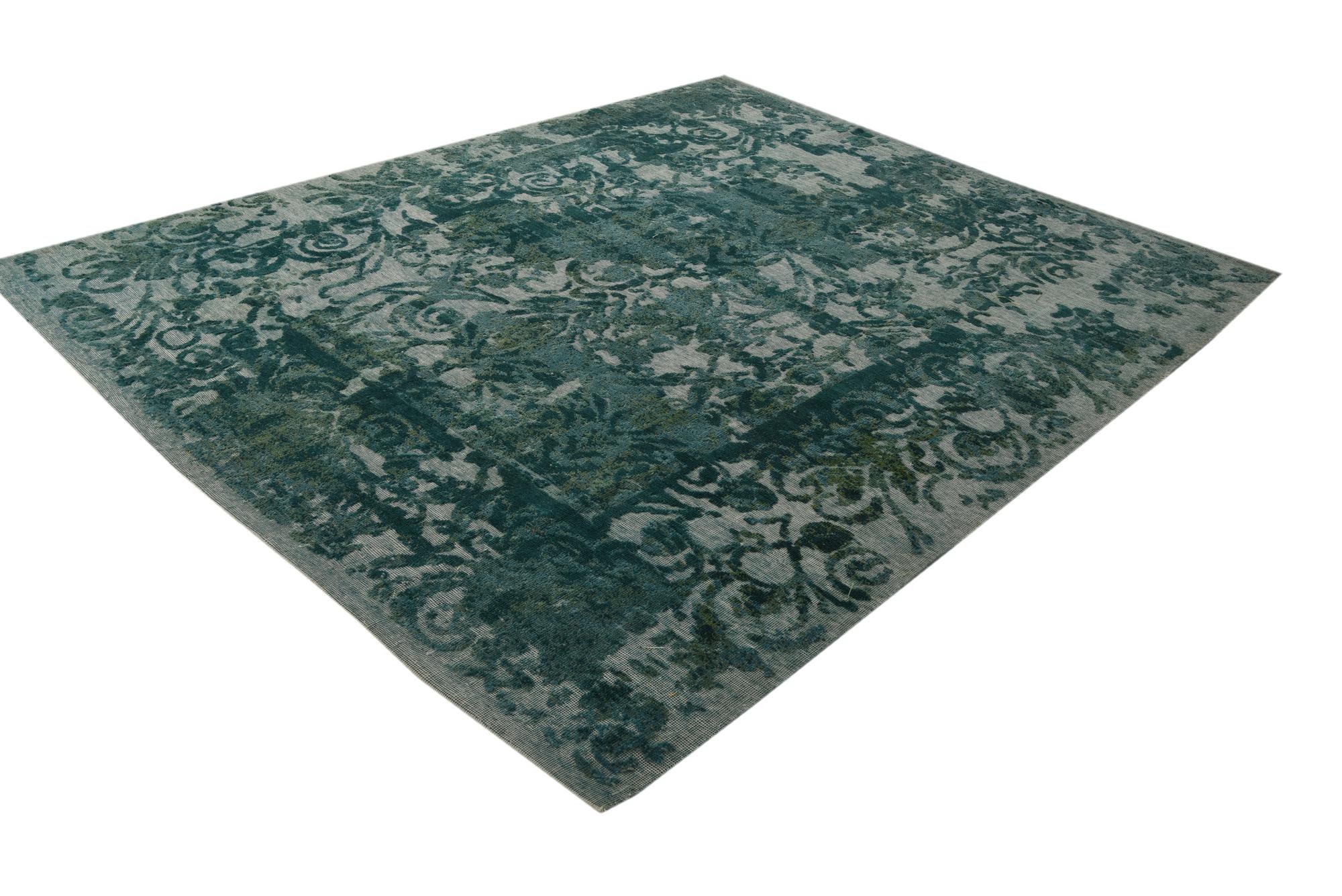8' x 10' Hand Knotted Ultra Vintage Persian Wool Rug
