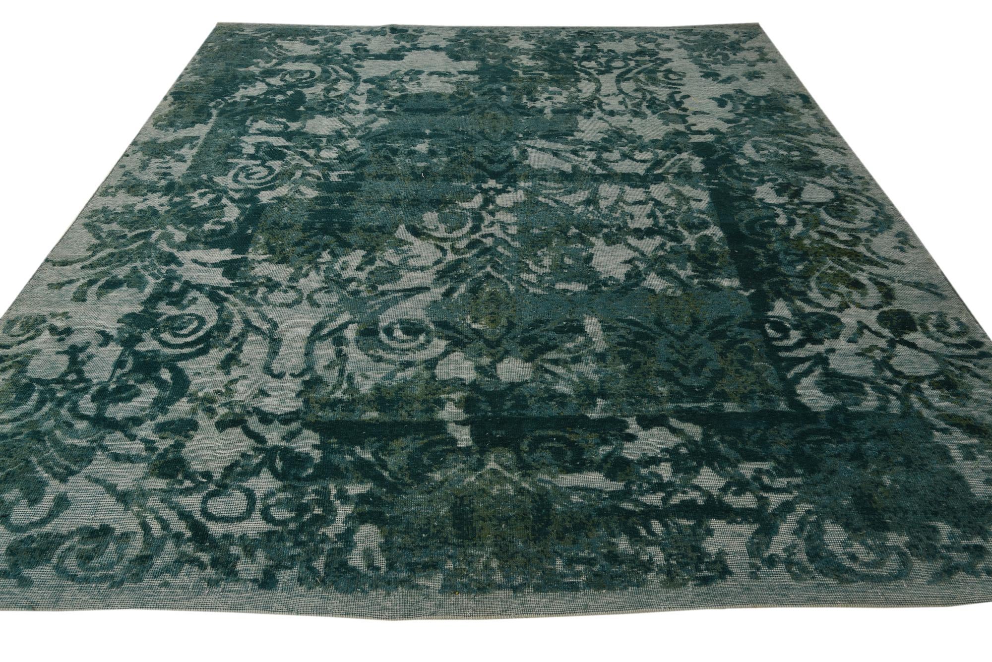 8' x 10' Hand Knotted Ultra Vintage Persian Wool Rug