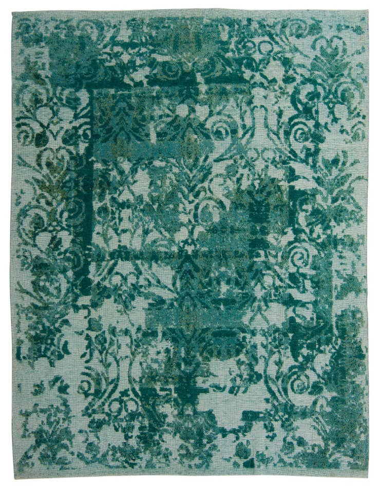 Detail image of 8' x 10' Hand Knotted Ultra Vintage Persian Wool Rug