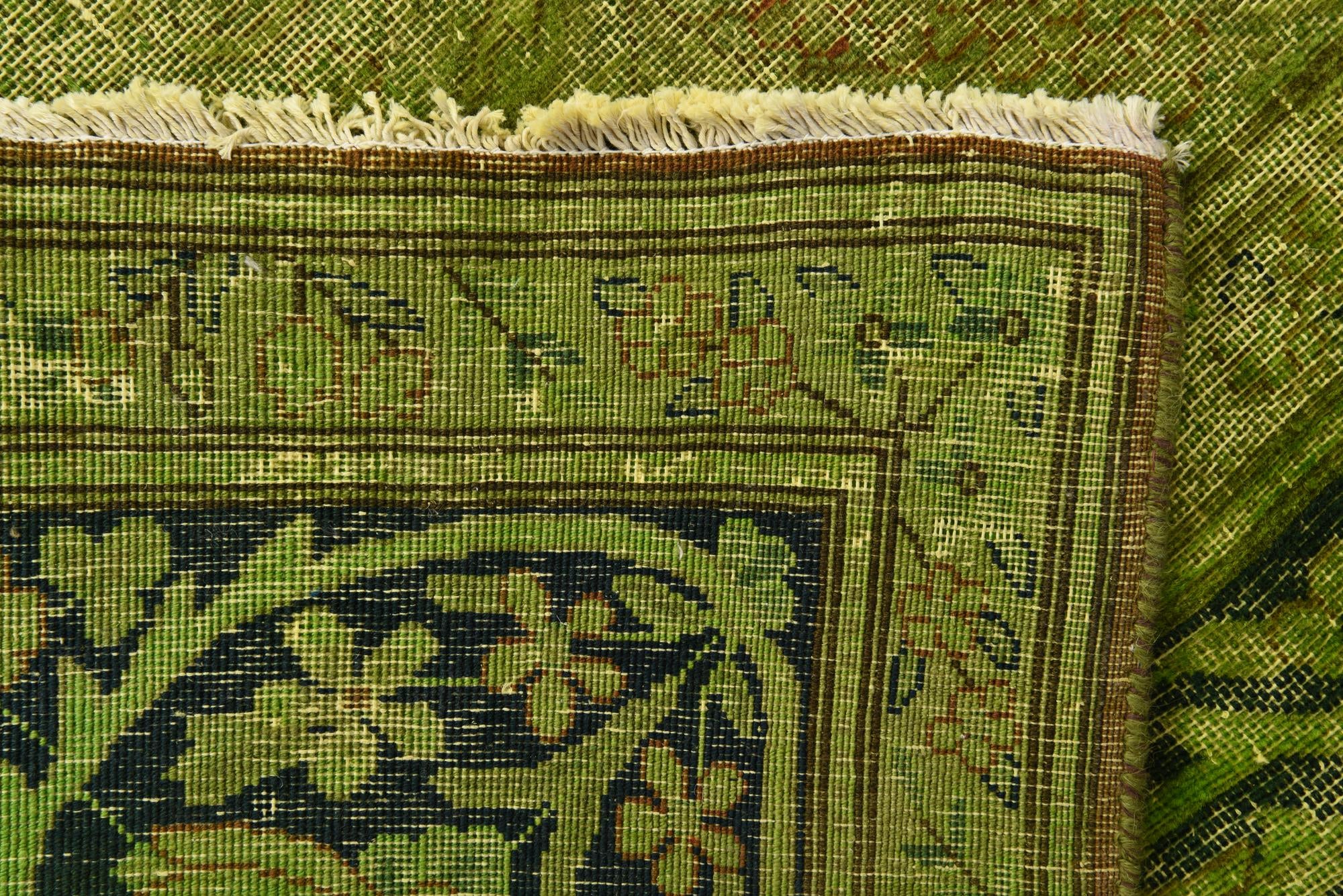 9' 10 x 13' 6 Hand Knotted Ultra Vintage Persian Wool Rug