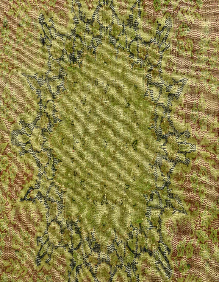 Detail image of 9' 10 x 13' 6  Hand Knotted Ultra Vintage Persian Wool Rug