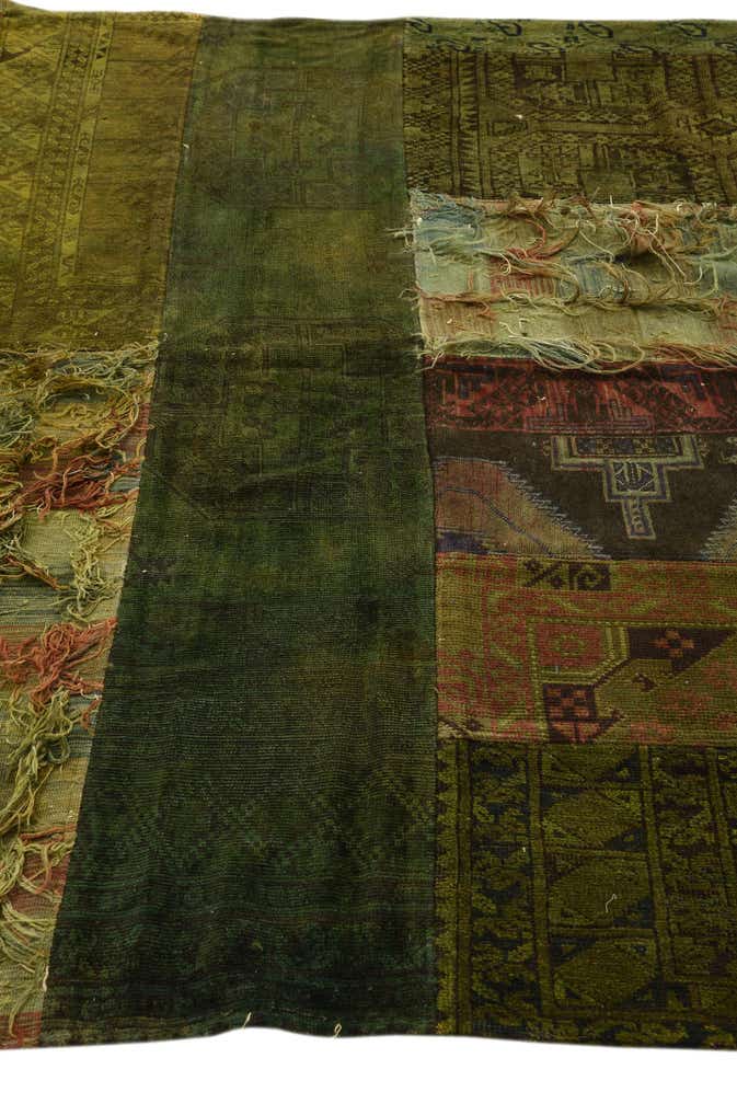 6' 2 x 8' 1 Hand Knotted Ultra Vintage Persian Wool Rug