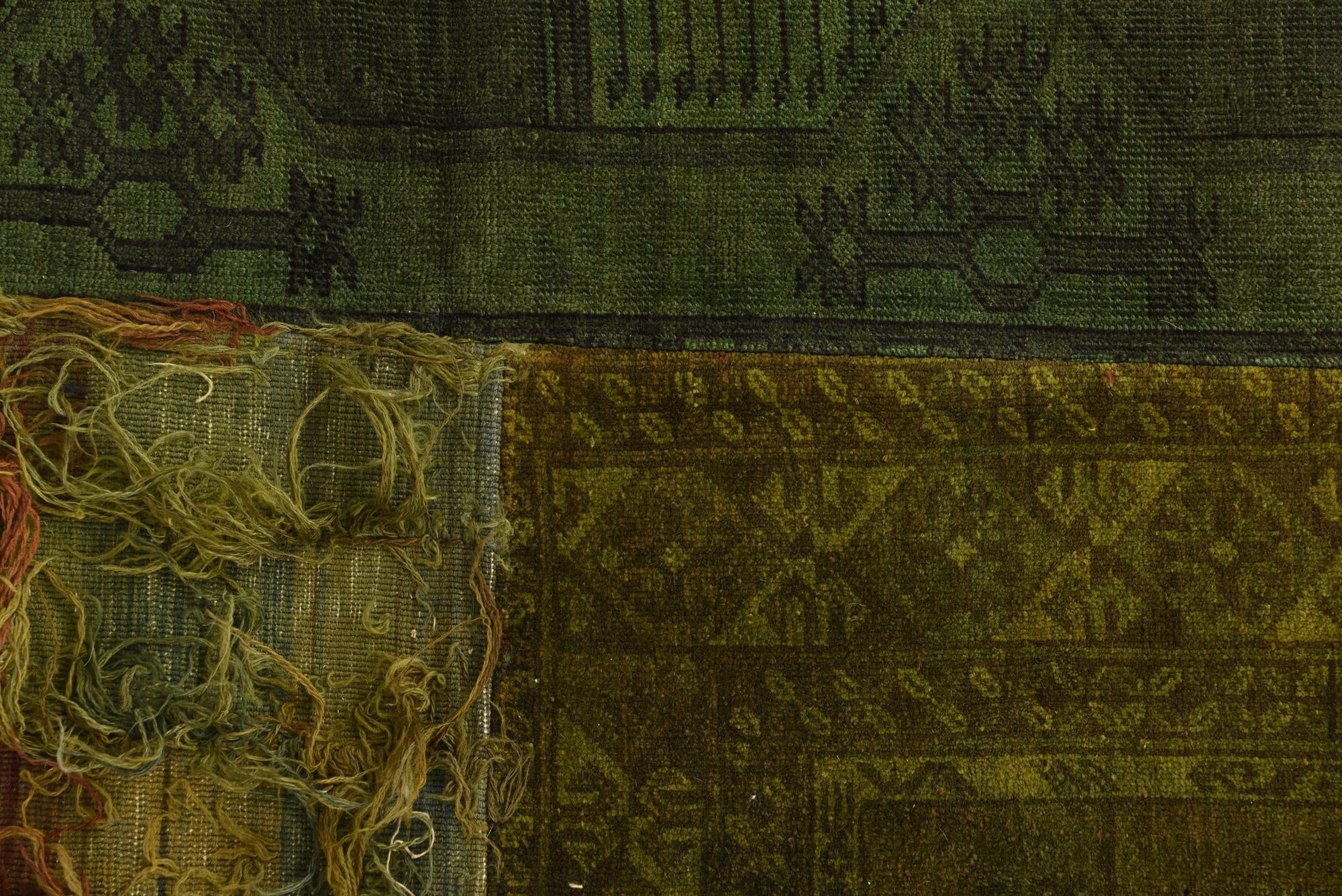 6' 2 x 8' 1 Hand Knotted Ultra Vintage Persian Wool Rug