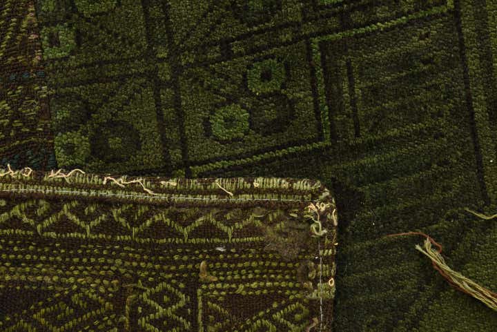 6' 2 x 8' 1 Hand Knotted Ultra Vintage Persian Wool Rug