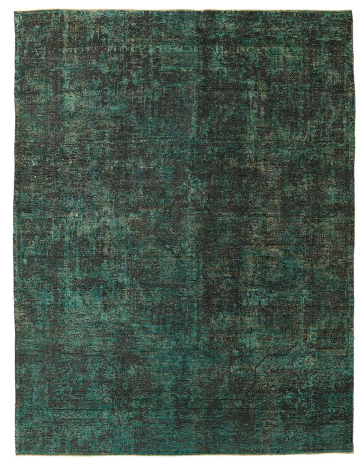  9' 3 x 12' 9  Hand Knotted Ultra Vintage Persian W...