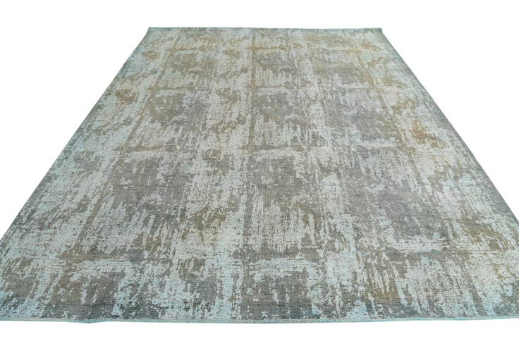 Detail image of 9' 7 x 12' 4 Hand Knotted Ultra Vintage Persian Wool Rug
